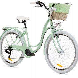 DAMSKI ROWER MIEJSKI Goetze 26 LEKKI DAMKA SHIMANO KOSZ